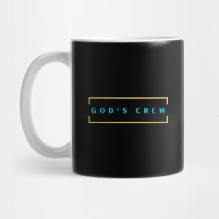 God's Crew | Christian Typography Mug